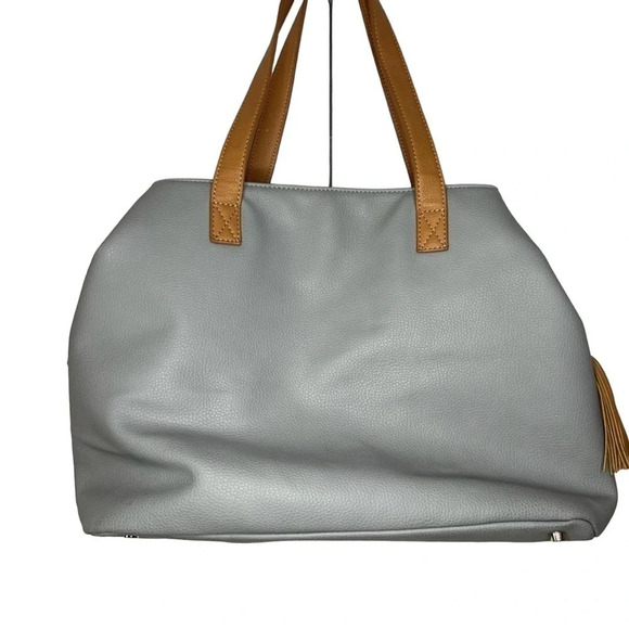 Milkmaid Goods Gray Diaper Bag Tote w/ Changing Pad – Baby Bag OS - Picture 7 of 14